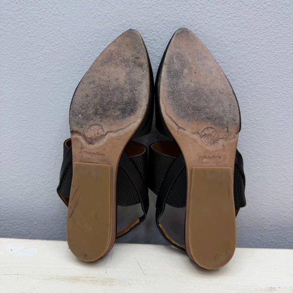 Coclico Black Leather Driggs Pointed Flats Size 36 - Picture 7 of 9